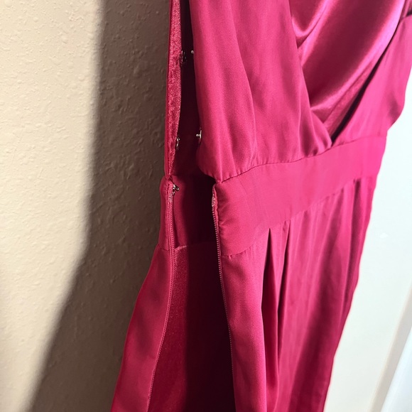 BCBG Wine Colored (Red Berry) Mini Dress - Picture 5 of 8